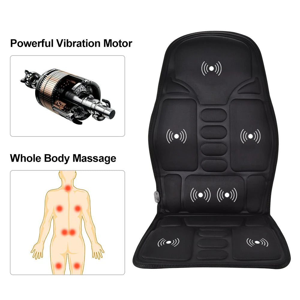 Massage Seat Topper – Full-Body Relaxation with Heat Therapy